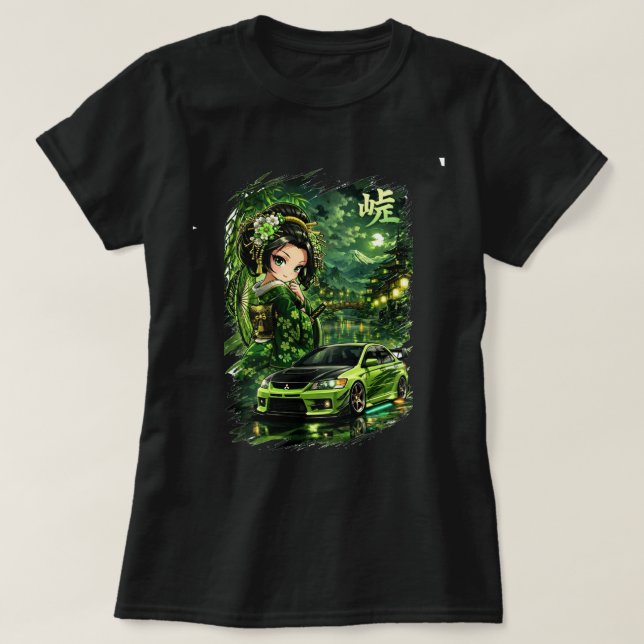 Camiseta Emerald Midnight Touge (Diseño del anverso)