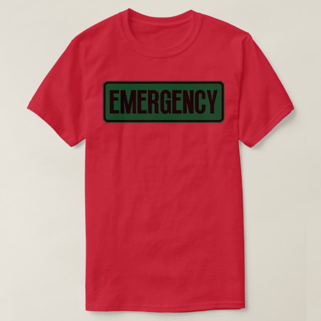 Camiseta Emergencia 5 (Diseño del anverso)