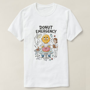 Camiseta Emergencia de Donut Comedia Divertida Dibujos Anim