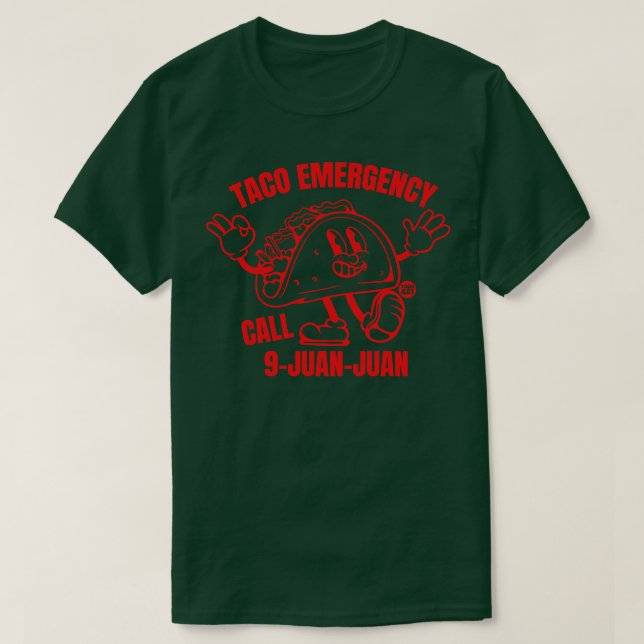 CAMISETA EMERGENCIA DE TACO (Diseño del anverso)