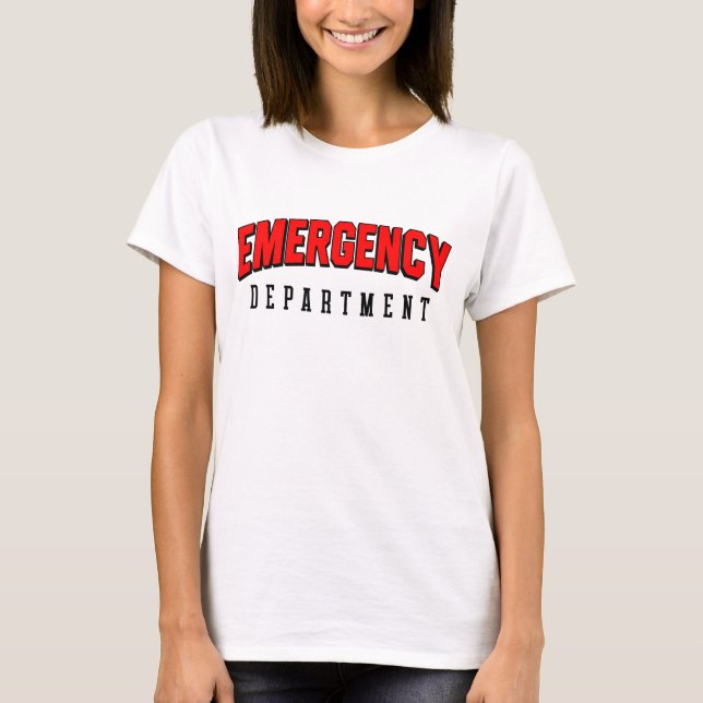 Camiseta Emergencia del Departamento de Emergencia Tecnológ (Anverso)