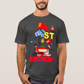 Camiseta Emergencia del niño de cumpleaños que responde pri