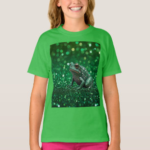 Camiseta Emergencia encantadora: La rana verde de espuma