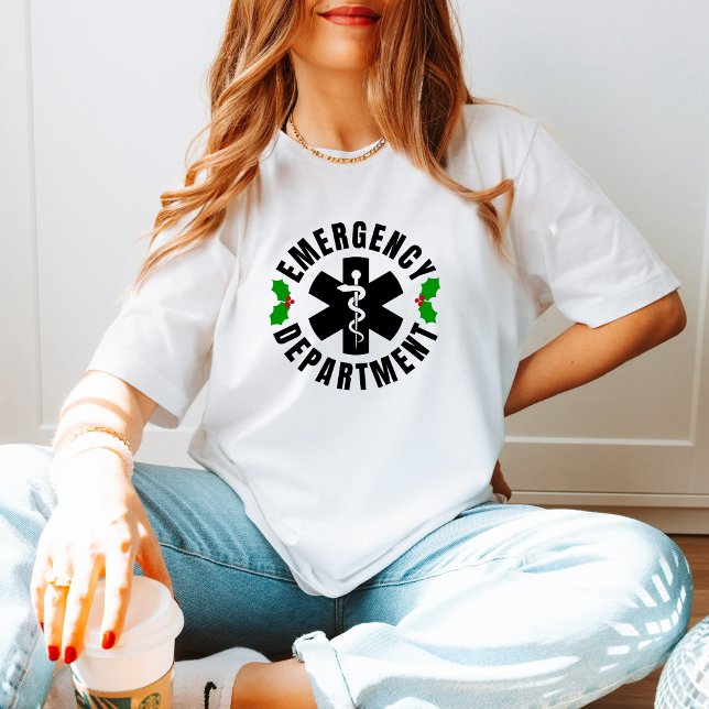 Camiseta Emergency Department Holiday Heroes T Shirt (Subido por el creador)