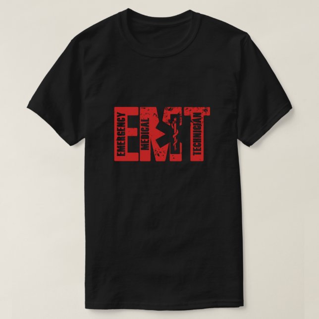 Camiseta Emergency Meidical Technician EMT EMS Doctor Param (Diseño del anverso)