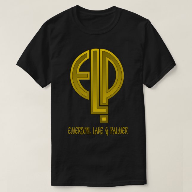Camiseta Emerson, Lake &amp; Palmer Solid Gold Logo Classic (Diseño del anverso)