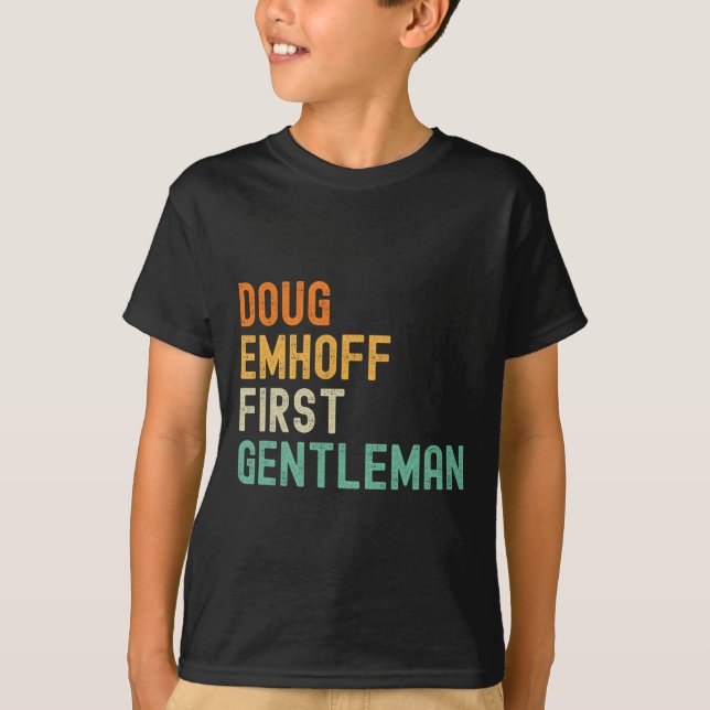 Camiseta Emhoff Como Primer Caballero Kamala Harris Husband (Anverso)