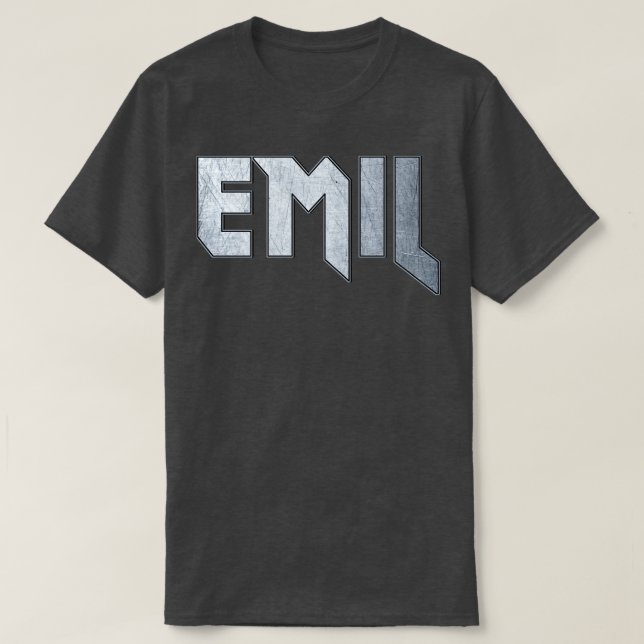 Camiseta Emil metalizado fuerte (Diseño del anverso)