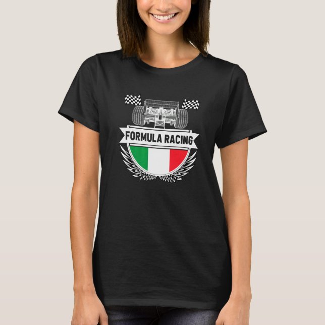 Camiseta Emilia Romagna Auto Race Italy Flag Formula Racing (Anverso)