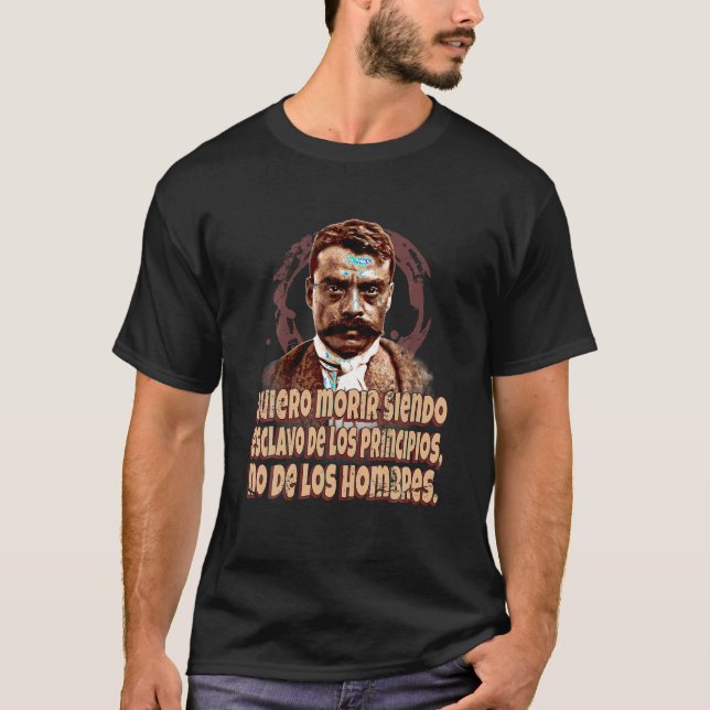 Camiseta Emiliano Zapata Poster Revolución Mexicana General (Anverso)