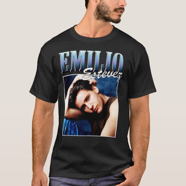 Camiseta Emilio-Estevez-Brat-Pack   (Anverso)