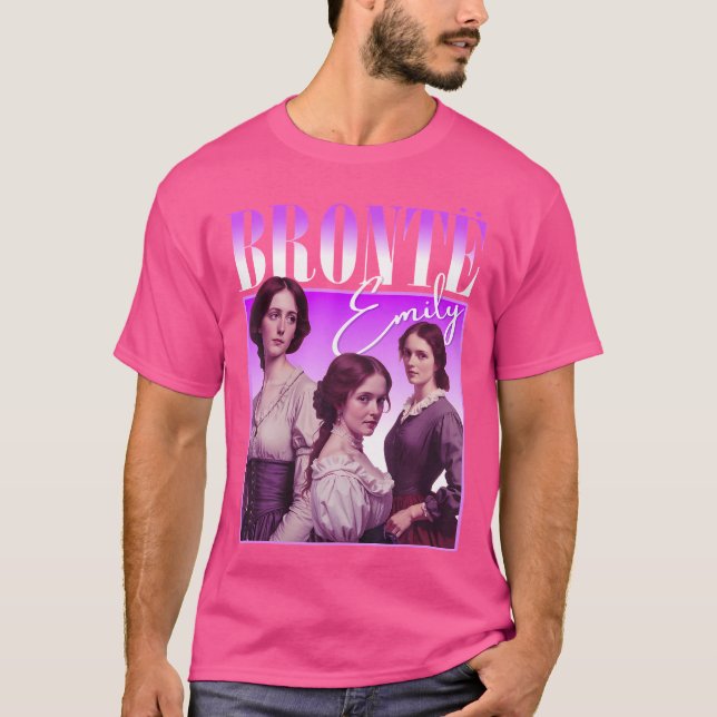 Camiseta Emily Bronte Booleg Hip Hop Literatura de rap (Anverso)
