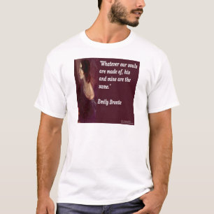 Camiseta Emily Brontë & Famoso Nuestra Almas Cita