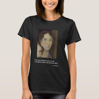 Camiseta Emily Bronte Todas las hojas me cuentan la felicid