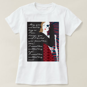 Camiseta Emily Bronte/Wuthering diseño del regalo de la