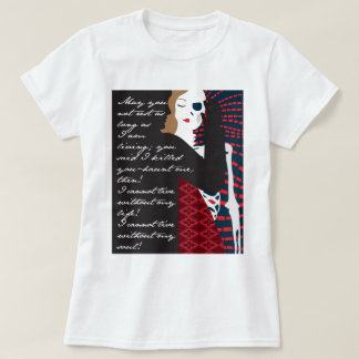 Camiseta Emily Bronte/Wuthering diseño del regalo de la
