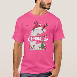 Camiseta Emily Christmasw Emily Nombre para divertidos navi