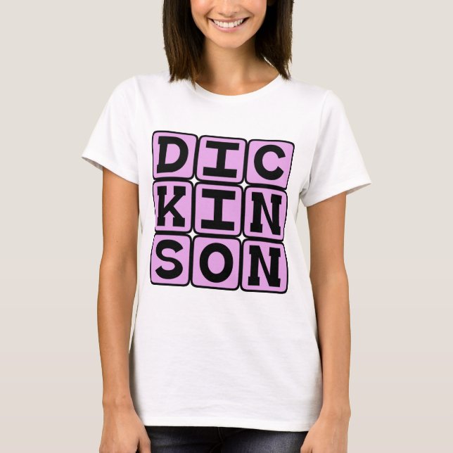 Camiseta Emily Dickinson, poeta estadounidense (Anverso)
