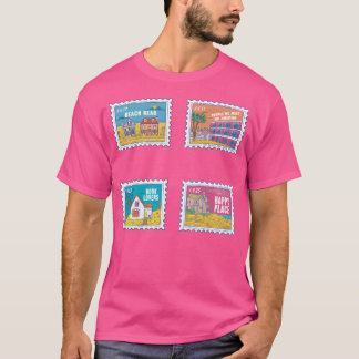 Camiseta Emily Henry Mini Stamps 4 Pack