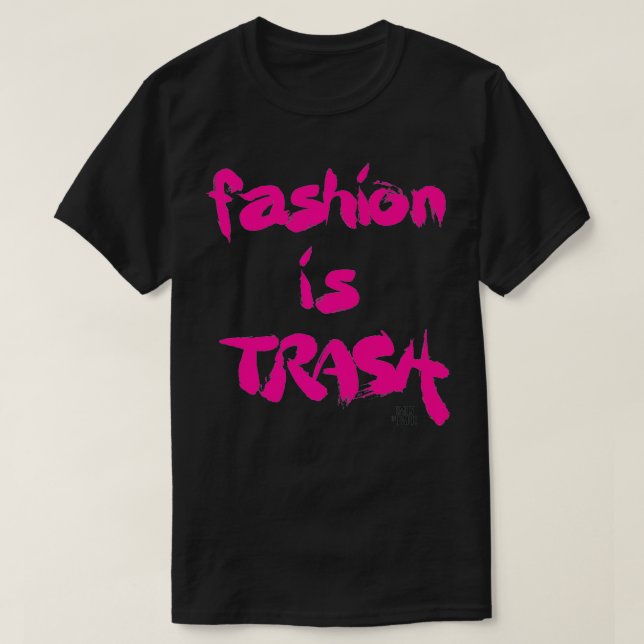 Camiseta Emily in Paris Fashion es Trash Premium (Diseño del anverso)