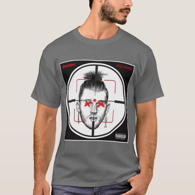 Camiseta Eminem KillShot Music Rapper Hip Hop friend (Anverso)