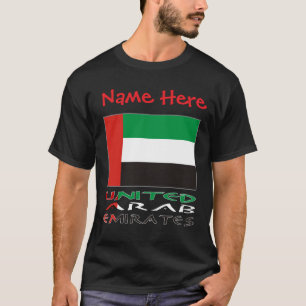 Camiseta Emiratos Árabes Unidos Bandera de Emiratos Árabes 