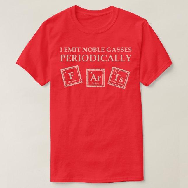 Camiseta Emite Gases Nobles (Diseño del anverso)