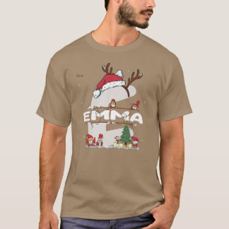 Camiseta Emma Christmasw Emma Nombre para navidades diverti
