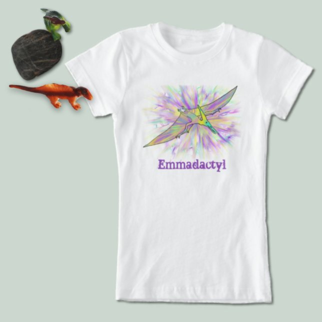Camiseta Emma dactyl Funny Colorful Pterodactyl Dinosaur (Subido por el creador)