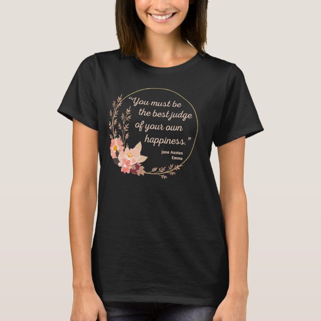 Camiseta Emma De Jane Austen Cita I - Estilo Cuto (Anverso)
