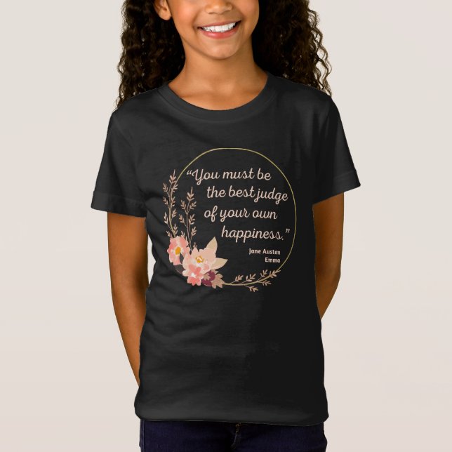 Camiseta Emma De Jane Austen Cita I - Estilo Cuto (Anverso)