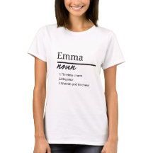 Emma, definición de nombre personalizado de Chica
