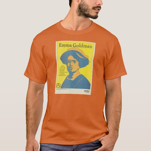 Camiseta Emma Goldman Anarchism (Anverso)