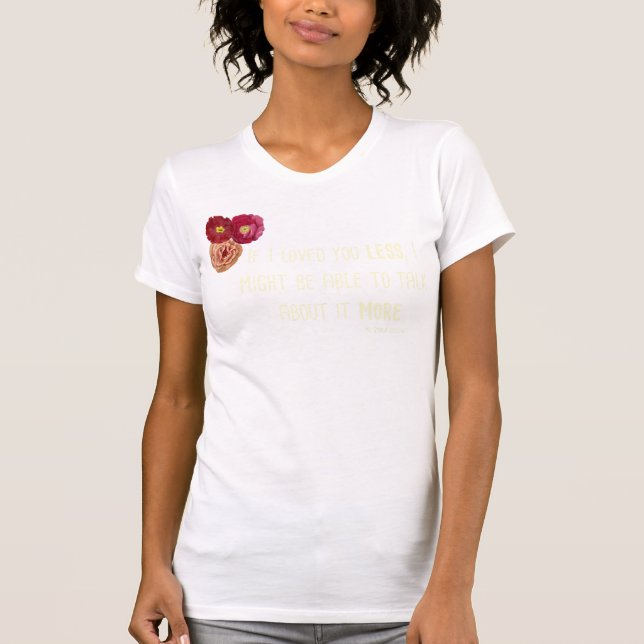 Camiseta Emma "Loved" Ladies Floral Tee LS (Anverso)