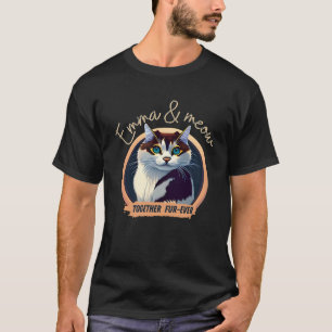 Camiseta Emma y Meow Juntos Fur siempre