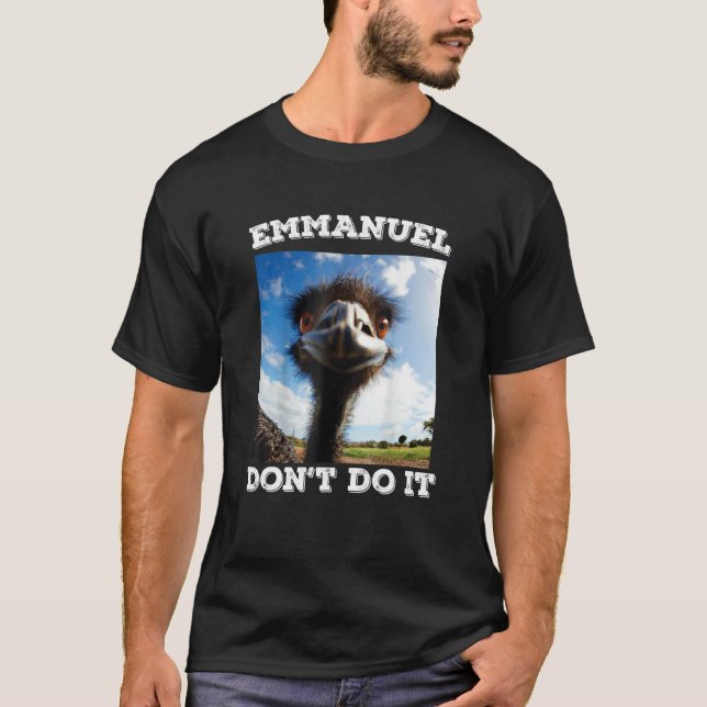 Camiseta Emmanuel Don't Do Emu (Anverso)