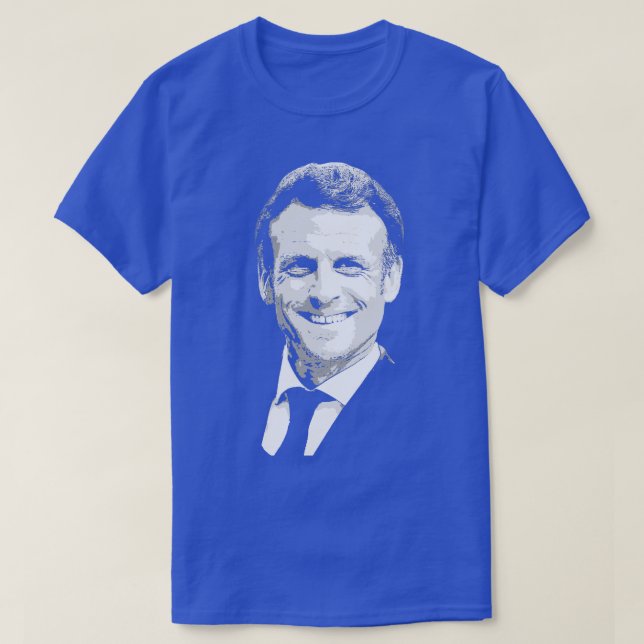 Camiseta Emmanuel Macron (Diseño del anverso)