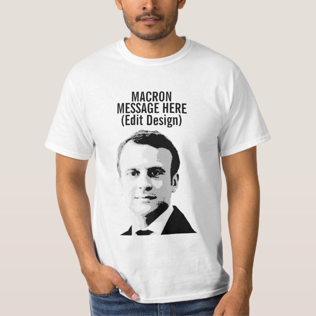 CAMISETA EMMANUEL MACRON PERSONALIZADO (Anverso)