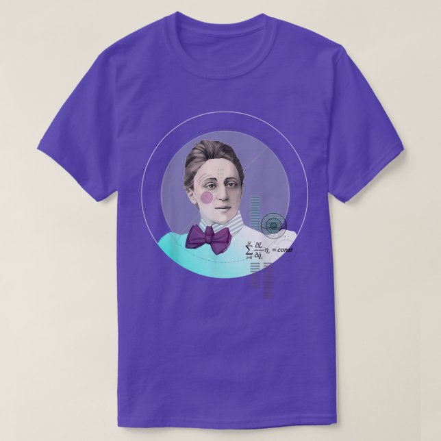 Camiseta Emmy divertido Noéter (Diseño del anverso)