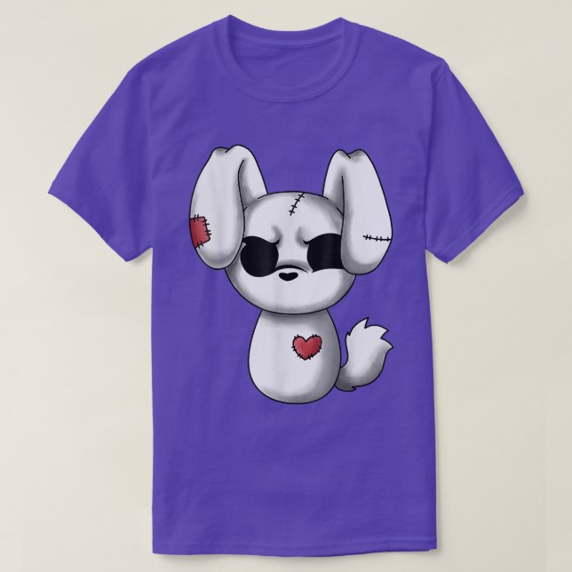 Camiseta Emo Chibi - Kawaii Emo Bunny Gótico de Pascua  (Diseño del anverso)