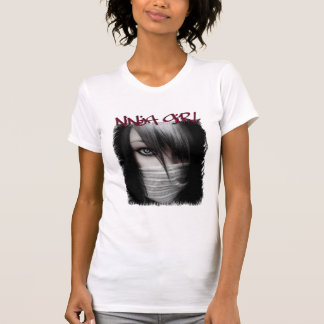 Camiseta emo del chica del ninja