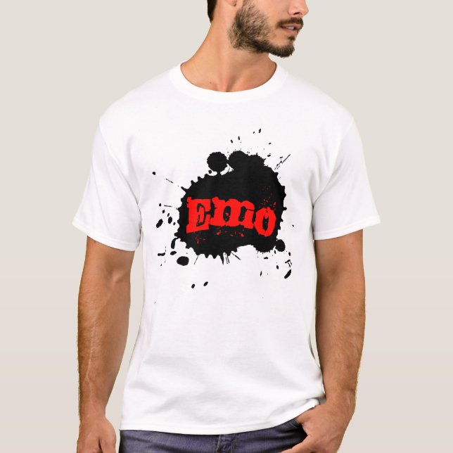 Camiseta Emo Paint Splatter (Anverso)