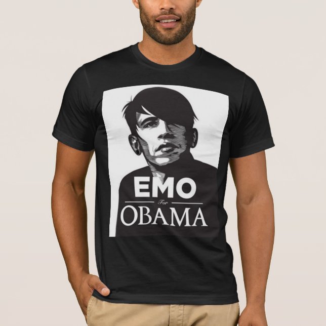 Camiseta Emo Para Obama (Anverso)