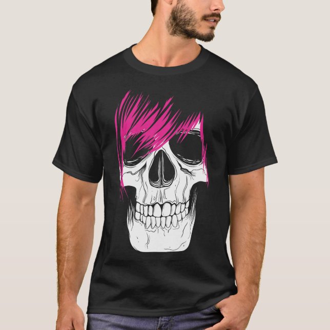 Camiseta Emo Skull (Anverso)