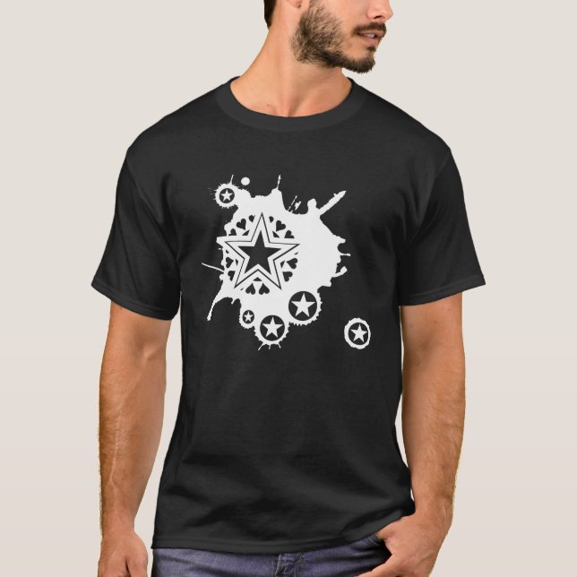 Camiseta Emo Star Explosion (Anverso)