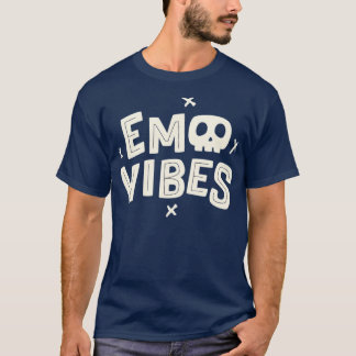 Camiseta Emo Vibes Pastel Gótico Ropa De Punk Emo Con Emo