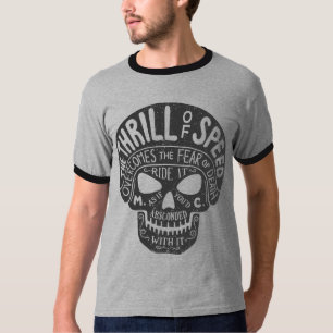 Camiseta Emoción del cráneo de la velocidad