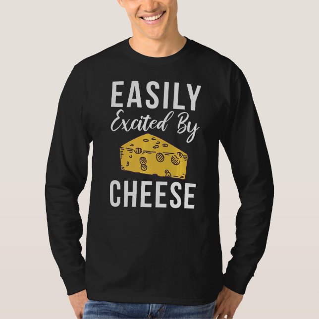 Camiseta Emocionado Fácilmente Por Queso Snack Cheese (Anverso)