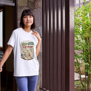 Camiseta Emocionado por el Brunch de Huevos con Chistes Div