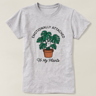 Camiseta Emocionalmente Apegado A Mis Plantas Fantasma Lind